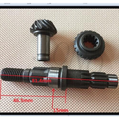 26mm 28mm 7 Teeth Gear Set For Grass Cutter Gear Assy Brush Cutter Gear Case Grass Trimmer Gear Box(high quality)