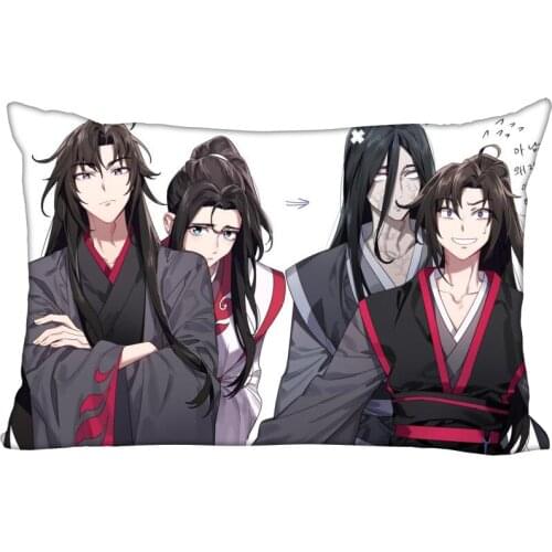 Anime Mo Dao Zu Shi Pillowcase Gothic Decorative 45x35cm(One Side) Rectangle Zipper Print Pillowcase New Year Pillow Cover