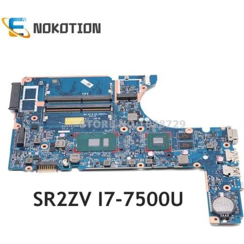 907715-601 907715-001 DA0X83MB6H0 For HP 450 G4 Laptop motherboard SR2ZV I7-7500U Geforce 930MX GMA HD 620 Main board full works