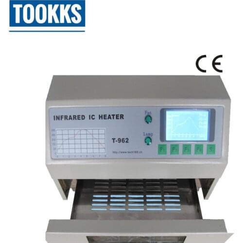 Original Puhui T-962 Infrared IC Heater Reflow Wave Oven Small Wave Soldering Machine Drawer Reflow Oven