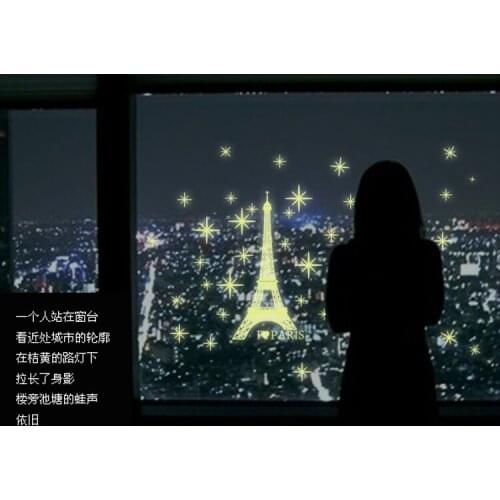 Valentines Day Gift Noctilucent Stick Permanent Fluorescent Glow Of The Eiffel Tower In Paris Unisex Plastic Living Room 2021