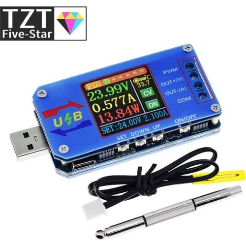 DC DC Boost/Buck Converter CC CV Power Module 5V TO 0.6-30V 2A Adjustable Regulated power supply Voltage Current capacity Meter