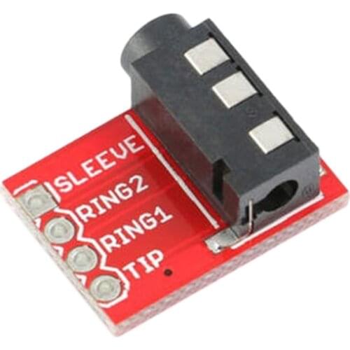 TRRS 3.5mm Jack Breakout Board Headphone Video Audio MP3 Professional Connector Module