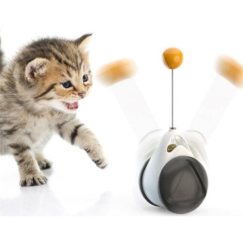 Windmill Toys For Cats Puzzle Balance Swing Car Cat Play Game Toys Smart Interactive Kitten Cat Toys Pet Supplies