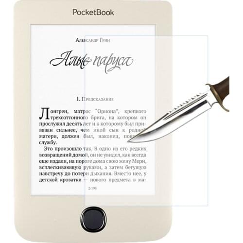 Tempered glass screen protector for pocketbook 616 6'' ereader screen protective film