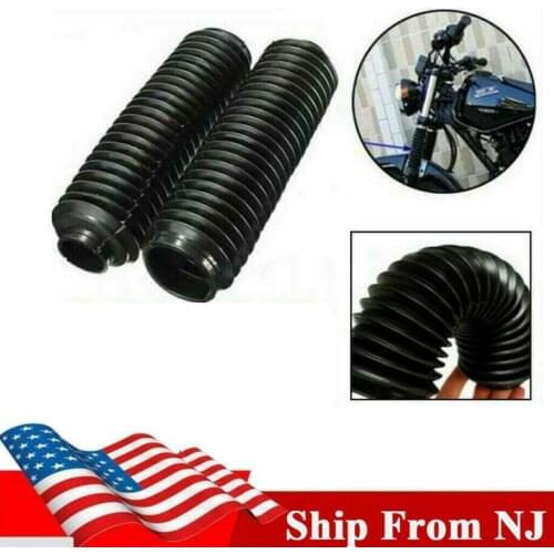New 2Pcs Motorcycle Front Fork Cover Gaiters Gators Boot Shock Protector Dust Guard for Off Road Pit Dirt Bike Motocross Bicycle