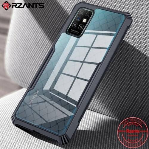 Rzants For Infinix Note 8 Hard Soft Casing [BV Beetle] Hybrid Shockproof Slim Crystal Clear Cover