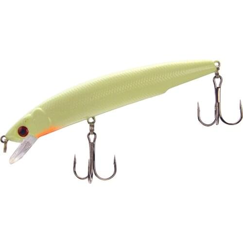 1PCS Floating Luminous Minnow 12cm 17g Fishing Lure Wobblers Artificial Plastic Hard Bait Jerkbait Trolling Bass Carp Fishing