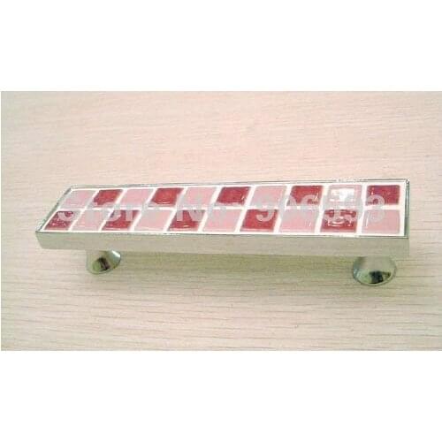 12pcs lot free shipping Wine red mosaic furniture handles
