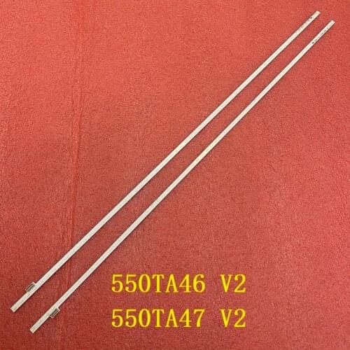 2pcs LED backlight strip for SONY KDL-55W829B KDL-55W828B KDL55-W800B KDL-55W805B 550TA46 550TA47 74.55T20.001-0-FC1 T550HVF05.0