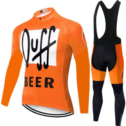 2020 Duff beer Cycling jersey summer spring bretele ciclismo masculino cycling pants Men Outdoor 20D gel bike pants