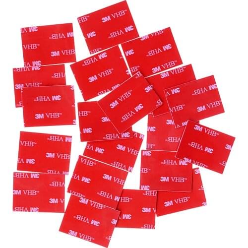 3M Strong Foam Tape Double-Sided Adhesive Paste Surface Red Gray Bottom Office Stationery Rubber Tape Various sizes 10pcs/lot