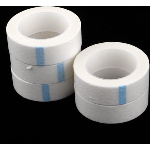 5X Silk Eye Pads Tapes Eyelash Extension White Fabric Tapes Adhesive