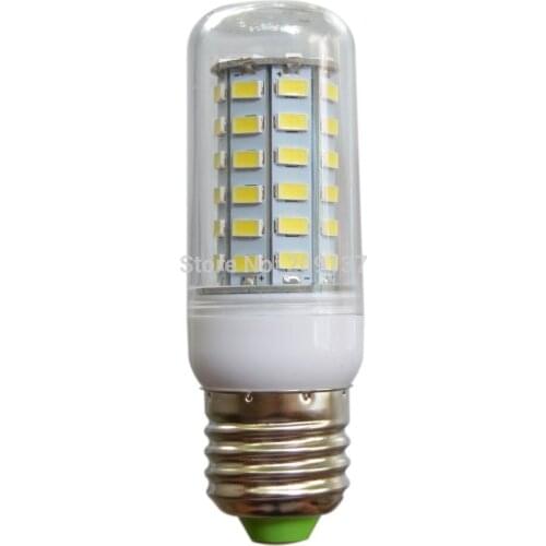 50pcs smd5730/5630 18W E27 G9 E14 56led 1500LM 360 degree LED Corn Bulb 220V High Luminous Efficiency free shipping