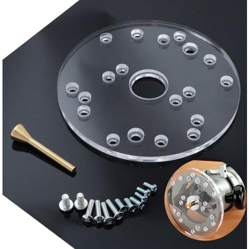 Acrylic Router Base Plate For Makita rt0701c Dewalt dwp611 Bosch Universal Annex Trim Machine Transparent 6.5"Router Plate