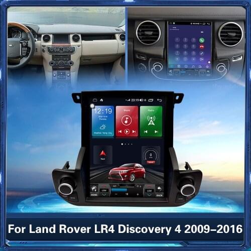 Android Car Radio Multimedia Player For Land Rover Discovery 4 2009 2010 2011-2016 Car GPS Navigation Auto Stereo Vertical