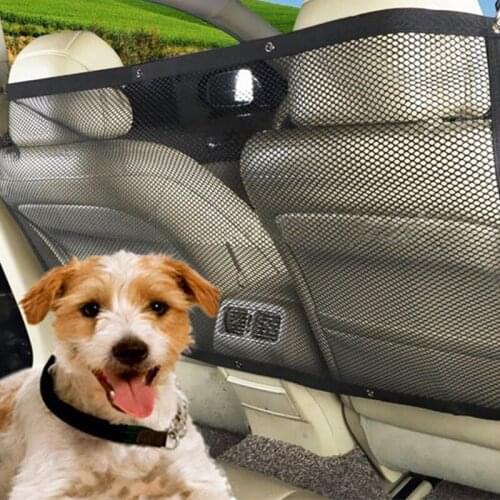 Car Pet Isolation NetPet Dog Fence Stair Door Foldable Mesh Fence Dog Cat Baby Safety Fence Dog Cage Pet Accessories