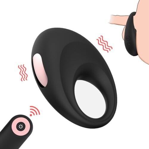 Wireless Remote Control Vibration couple Resonance Lock Fine Ring Vibration Mens Delayed Cock Rings Ejaculation Penis Ring Toy