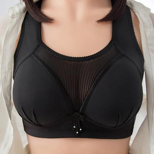 Women Large Size Thin Push Up Bra Beautiful Back No Steel Ring Underwear Gather Female Adjustable shoulder strap Sexy Bralette