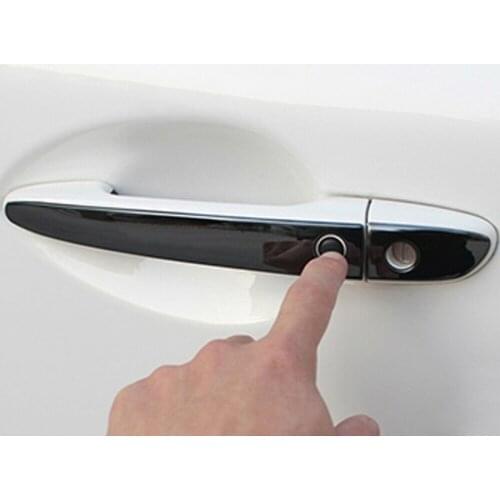 Stainless Steel Black Titanium Door Handle Protector Cover Trim For Mazda CX-5 2017 2018 2019 2020 8 PCS Car Styling Accessories