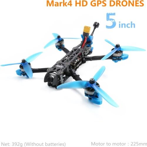 GEPRC Mark4 HD GPS FreeStyle FPV 5inch Drones 4S/6S Version With F405 Flight controller & BL32 50A ESC 4IN1&G2306.5 Motor
