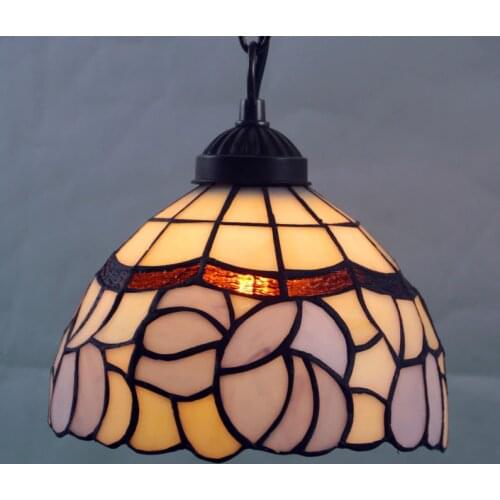 European Porch Balcony Creative Retro Tiffany Stained Glass Living Room Bedroom Bedside Hotel Restaurant Chandelier lustre