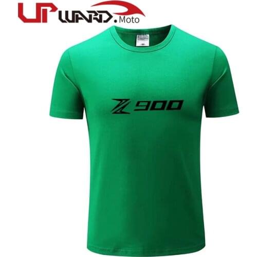 For KAWASAKI Z900 Z 900 T Shirt Men New LOGO T-shirt 100% Cotton Summer Short Sleeve Round Neck Tees Male