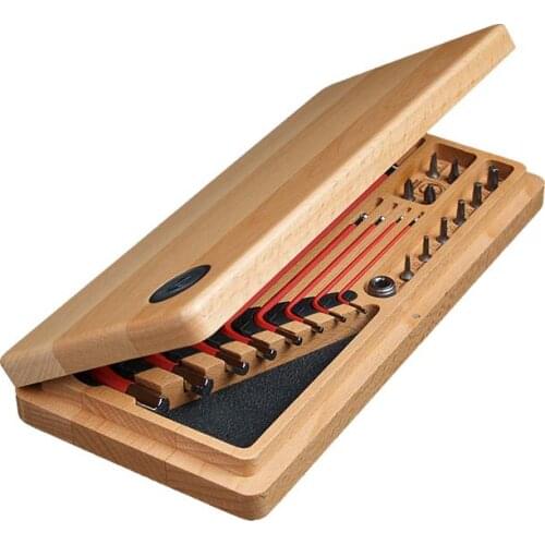 SILCA HX-ONE/TWO/THREE Tool Kit Wooden box combined hexagon tool Star Tool Set