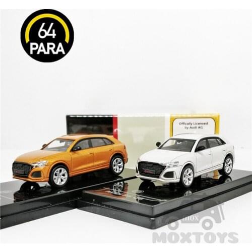 PARA 1:64 RS Q8 Dragon Orange/White Diecast Model Car