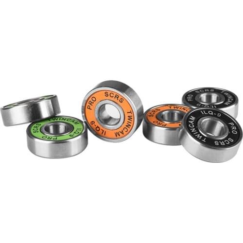 4/8Pcs 608 Inline Roller Skate Wheel Bearing Anti Rust Skateboard Ball Bearings Shaft 22X8X7MM MC889