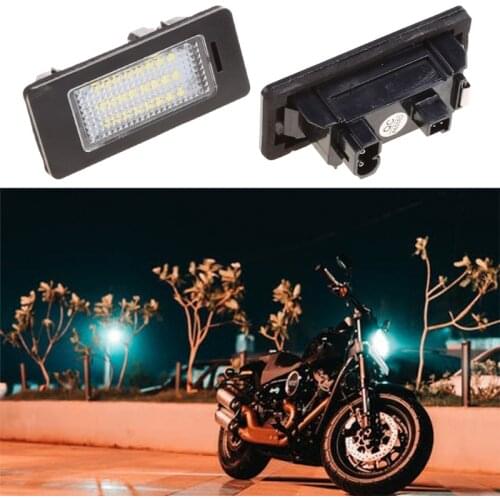 652F License Plate Light 24SMD LED No Error for audi A4 B8 S4 A5 S5 Q5 S TT