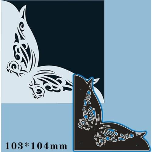 103*104mm BUTTERFLT LACE CARD Metal Cutting Dies and Stamps Stencil for DIY Scrapbooking Photo Album Embossing Paper Card