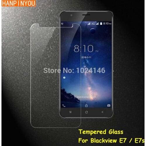 For Blackview E7 / E7s 5.5" Clear Tempered Glass Screen Protector Ultra Thin Explosion-proof Protective Film Guard +Cleaning Kit