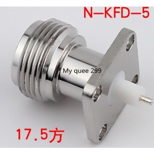 Rf coaxial connector n-kfd-5 N flange connector 17.5*17.5 coaxial connector