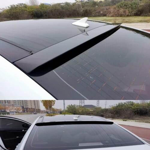 For HYUNDAI Sonata Roof Spoiler Sonata spoiler 2010-2014 High Quality ABS Material Car Rear Wing Primer Color Rear Roof Spoiler