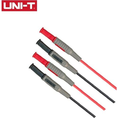 UNI-T UT-L06 Dual head connecting wire banana plug Multi-switch wiring 1000V 10A 1200mm Double Insulation with Safe Shielding