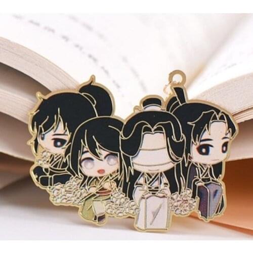The Untamed Mo Dao Zu Shi Grandmaster of Demonic Cultivation Wei Wuxian Lan Wangji Metal hollowing Bookmark