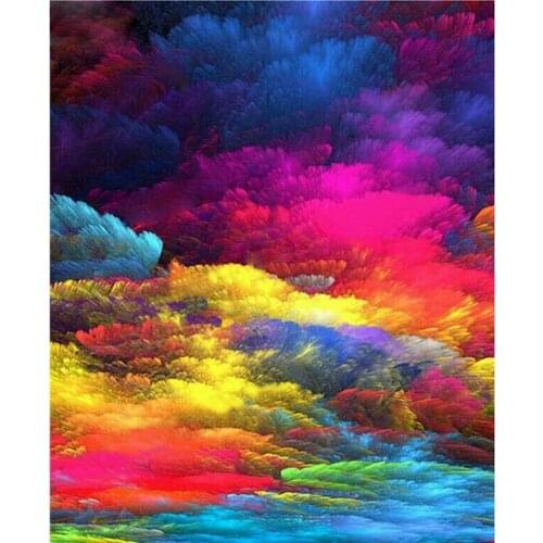 Poured Glue DIY Diamond Painting Kits Full Round AB Drill Drawing Embroidery Mosaic Painting Home Decoration Gift Art