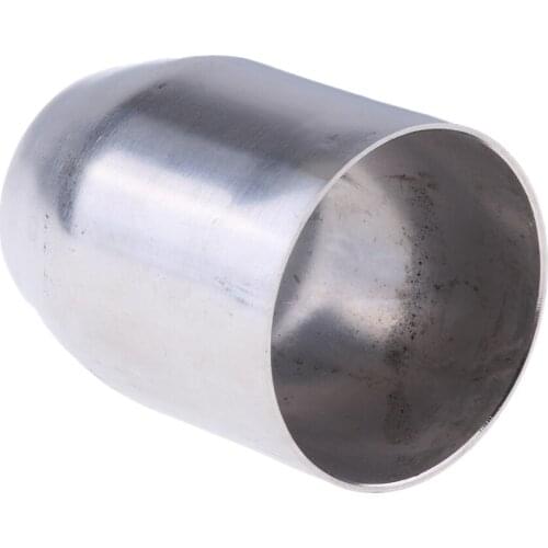 High Polished 1.5"-2" Exhaust Pipe Reducer Joining Sleeve Adapter for Motorcycles Scooters