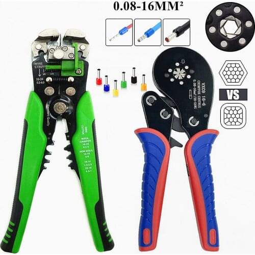 0.08-16mm2 Ferrule Crimping Tool Kit Ferrule Crimper Plier /1200pcs Wire Ferrules Crimp Wire Ends Terminal