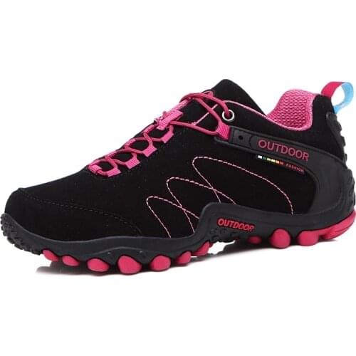 2021 Spring Hiking Shoes Men Women Waterproof Shoes Wear-resisting Climbing Mountain Shoes Couple Sport Sneakers Trekking Boots