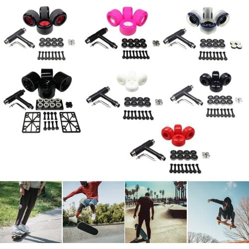4Pcs/Set Durable Bearings Wheel DIY Tool Kit for Longboard Scooters Parts