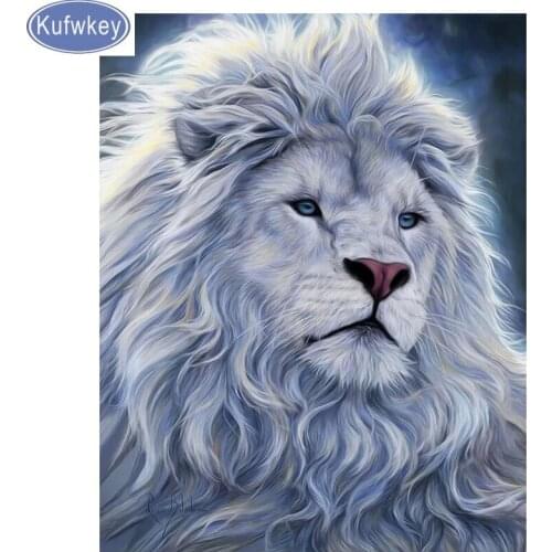 Animal The Lion King Full round Drill Diamond Embroidery 3d Diamond Painting Cross Stitch Fashion Diamond Mosaic Pictures diy