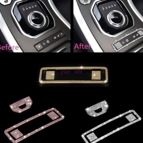 Angelguoguo For Land Rover RANGE ROVER Evoque Freelander 2 Car Electronic Brake Handbrake Decoration Center Control Button