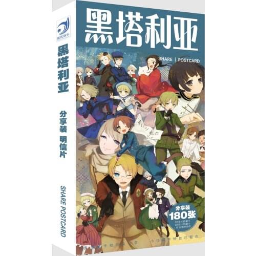 Anime Hetalia: Axis Powers APH Countries Fanart Postcard Post Cards Sticker Artbook Brochure Gift Cosplay Props Book Set New