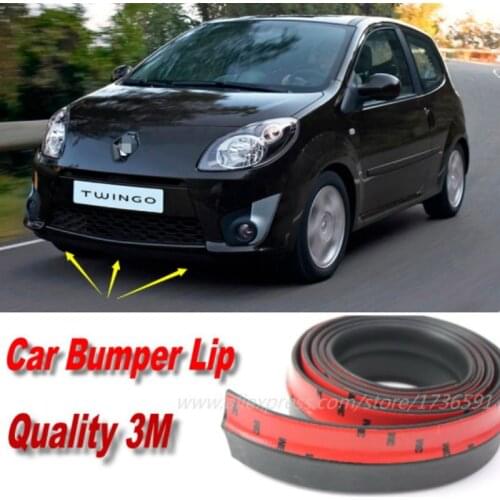 Car Bumper Lips For Renault Twingo / Auto Car Front Lip Deflector Lips Skirt / Body Kit Strip Body Chassis Side Protection