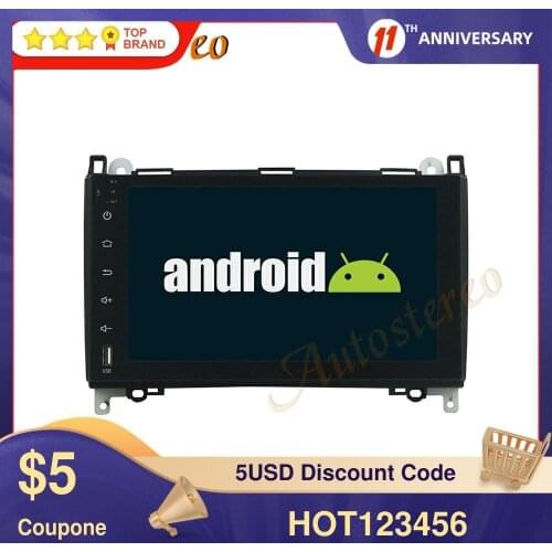 Android 8 32GB 8 Core Car No DVD Player GPS Navigation For Mercedes Benz Sprinte B200 Vito Viano Multimedia Player Head Unit DSP