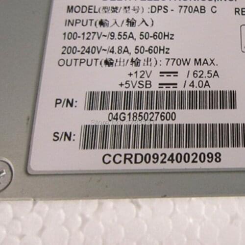 DPS-770AB C 1U 770W Server Power supply for R515 R525 will test before shipping