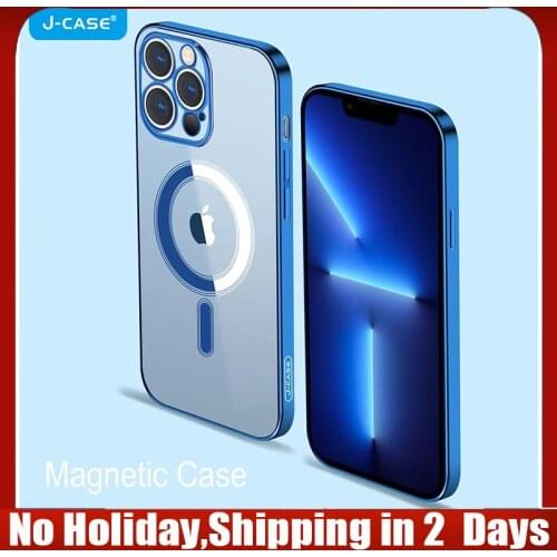 Magnetic Safe Transparent Clear Electroplating Frame Silicone Phone Case For iPhone 12 Mini 12 Pro Max For iPhone 11 XS Max