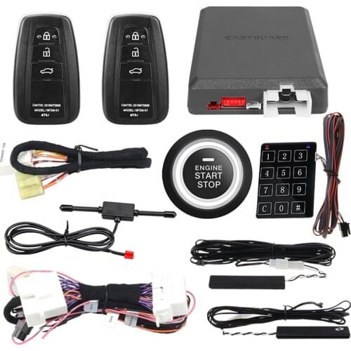 EASYGUARD CANBUS plug and play remote start kit fit for toyota 4 runner 2013-2018 push button start fingerprint